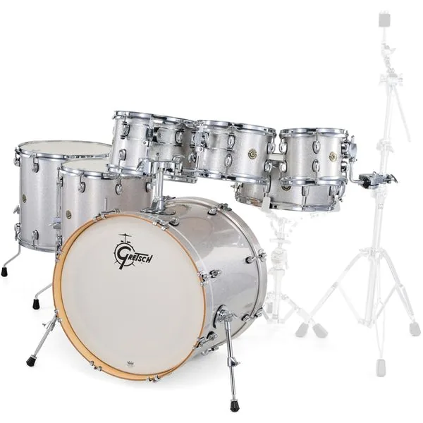 Gretsch Drums Catalina Maple 7-piece Silver detail 2