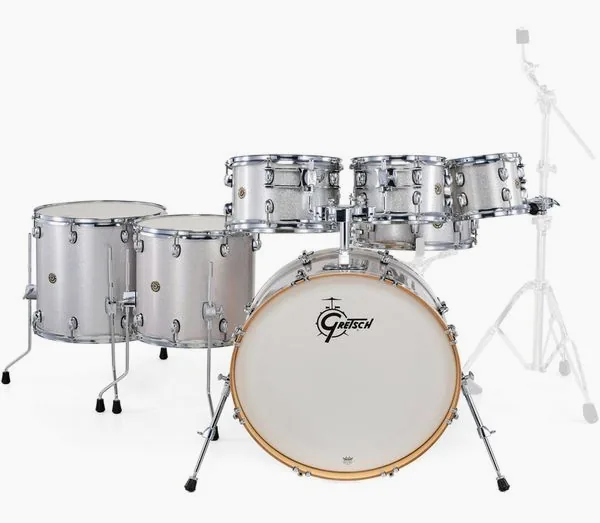 Gretsch Drums Catalina Maple 7-piece Silver detail 3