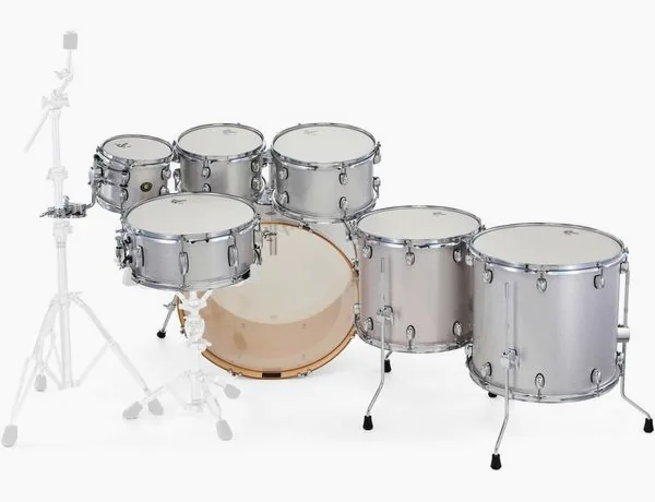 Gretsch Drums Catalina Maple 7-piece Silver detail 5