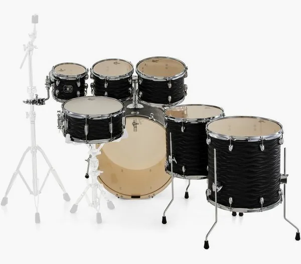 Gretsch Drums Energy Black Fame 7pcs Set detail 5
