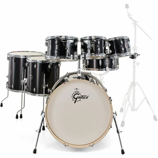 Gretsch Drums Energy Black Sparkle 7pcs Set detail 3