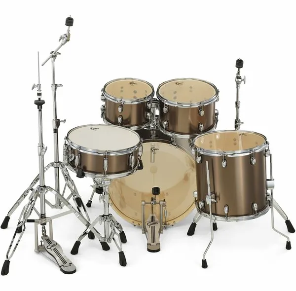 Gretsch Drums Energy Grey Steel 5-piece HWP detail 5