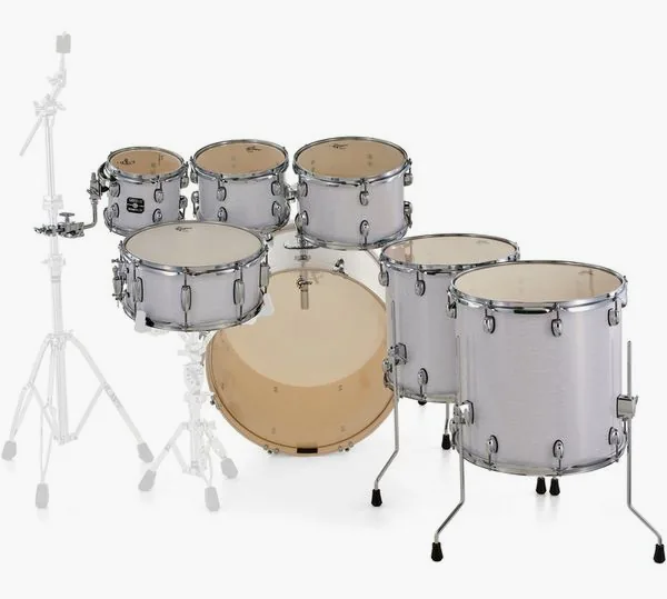 Gretsch Drums Energy White Pearl 7pcs Set detail 5