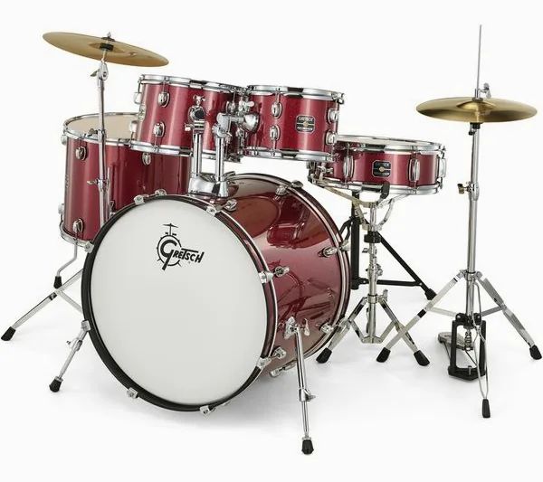 Gretsch Drums Renegade 20" Ruby Sparkle vooraanzicht