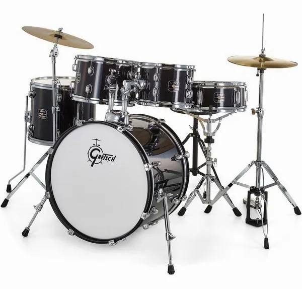 Gretsch Drums Renegade 22" Black Mist vooraanzicht