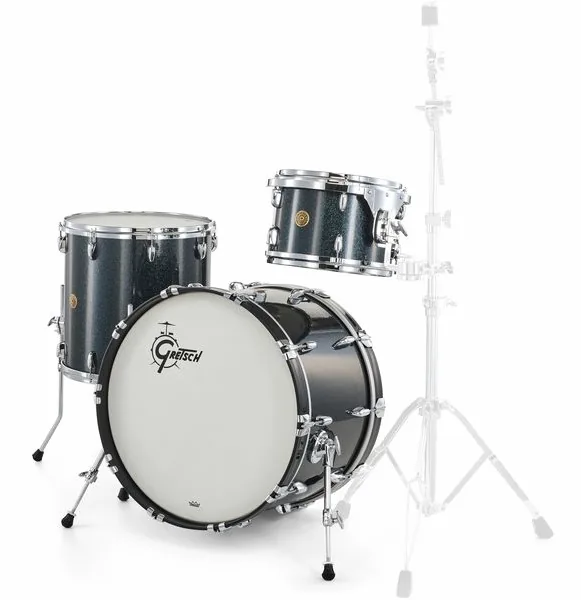 Gretsch Drums US Custom 22 Black Sparkle detail 2