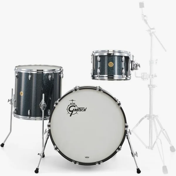 Gretsch Drums US Custom 22 Black Sparkle detail 3
