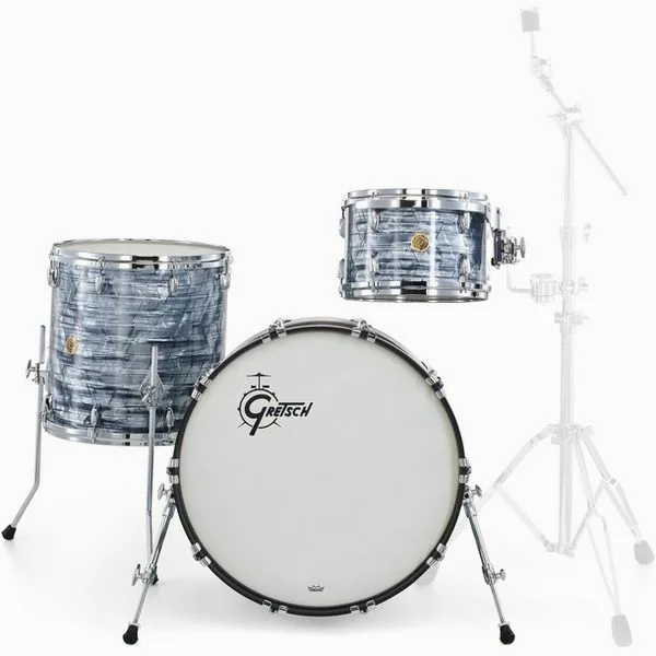 Gretsch Drums US Custom 22 Sky Blue Pearl detail 3