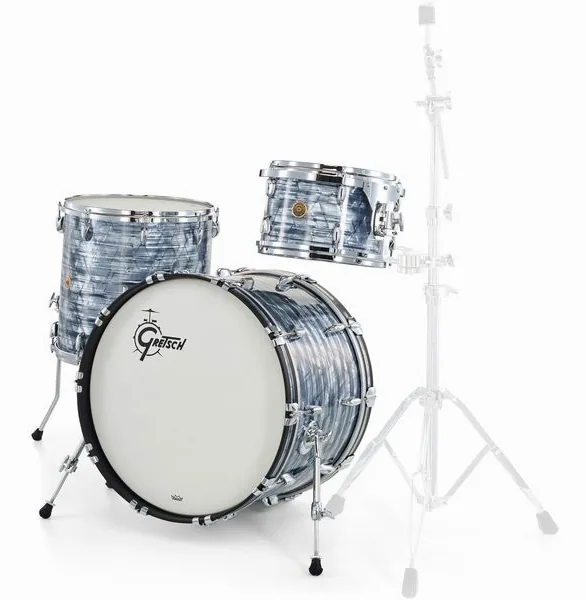 Gretsch Drums US Custom 22 Sky Blue Pearl vooraanzicht