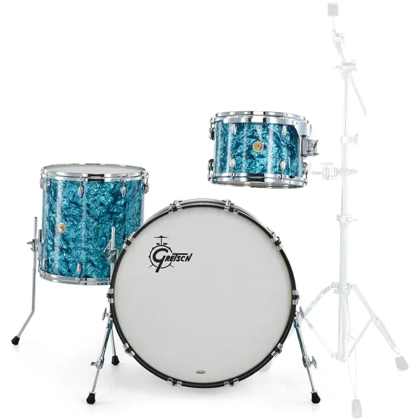 Gretsch Drums US Custom 24 Turquoise Pearl detail 3