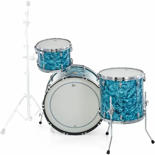 Gretsch Drums US Custom 24 Turquoise Pearl detail 5