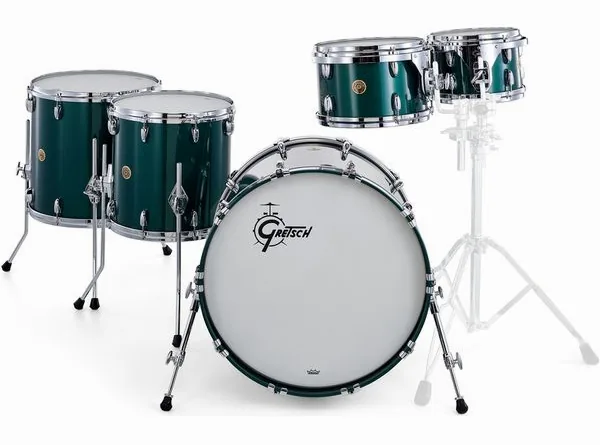 Gretsch Drums US Custom 2up 2down Green detail 3