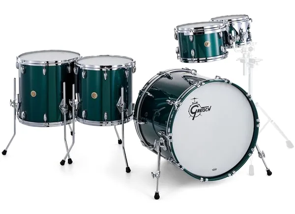 Gretsch Drums US Custom 2up 2down Green detail 4