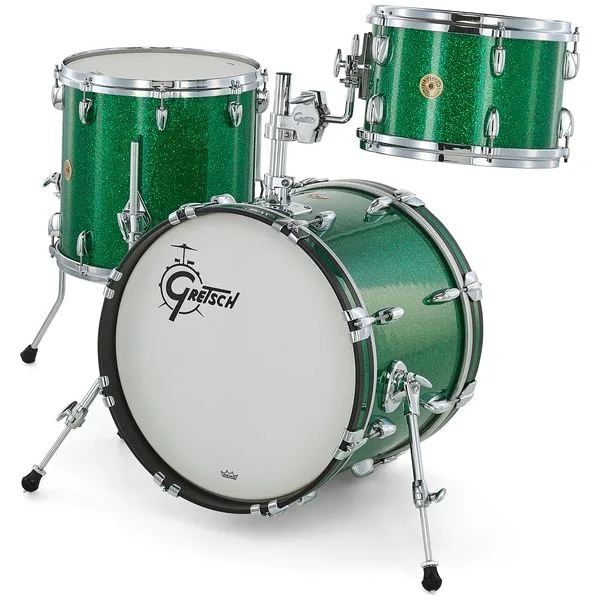 Gretsch Drums US Custom Jazz Green Glass detail 2