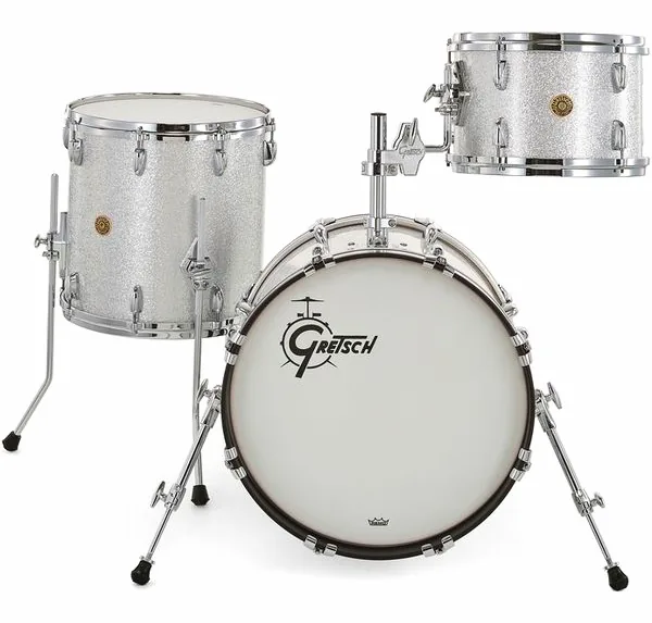 Gretsch Drums USA Custom 18 Silver Sparkle detail 3