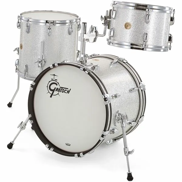 Gretsch Drums USA Custom 18 Silver Sparkle vooraanzicht