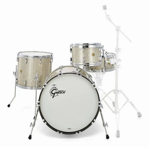 Gretsch Drums USA Custom Rock - Silver Glass detail 2