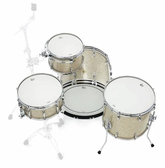 Gretsch Drums USA Custom Rock - Silver Glass detail 5