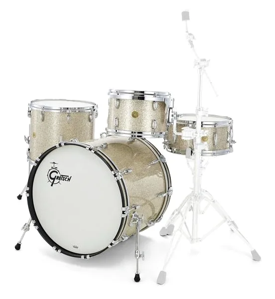 Gretsch Drums USA Custom Rock - Silver Glass vooraanzicht