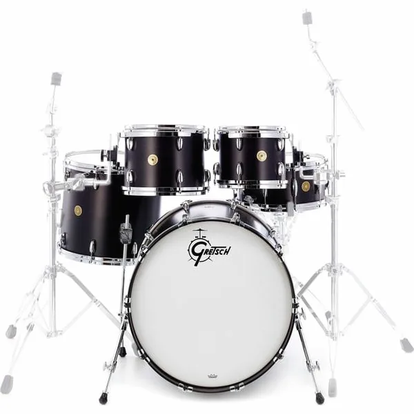 Gretsch Drums USA Custom Satin Dark Ebony detail 2