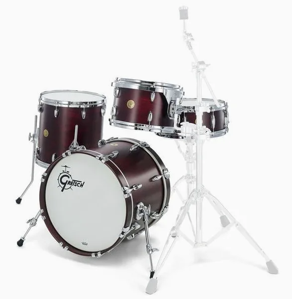 Gretsch Drums US Custom Jazz Satin Walnut vooraanzicht