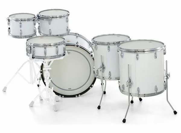 Gretsch Drums US Custom Rock Set White Glass detail 4