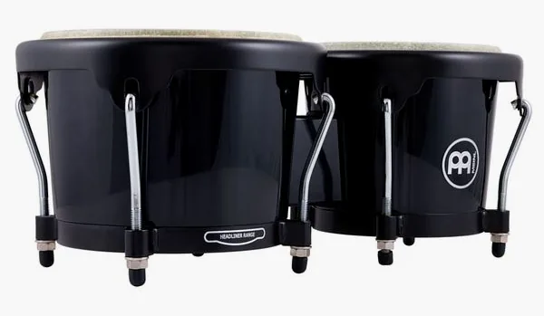 Meinl HB50BK Journey Bongos Black detail 5