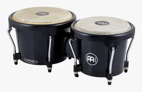 Meinl HB50BK Journey Bongos Black vooraanzicht