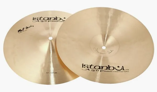 Istanbul Agop 13" Mel Lewis Sign.1982 Hi-Hat detail 3