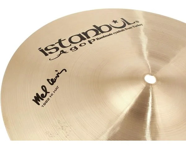 Istanbul Agop 13" Mel Lewis Sign.1982 Hi-Hat detail 4