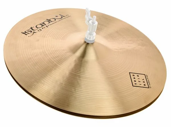 Istanbul Agop 15" Traditional Medium Hi-Hat vooraanzicht