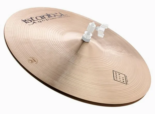 Istanbul Agop 17" Traditional Dark Hi-Hat vooraanzicht