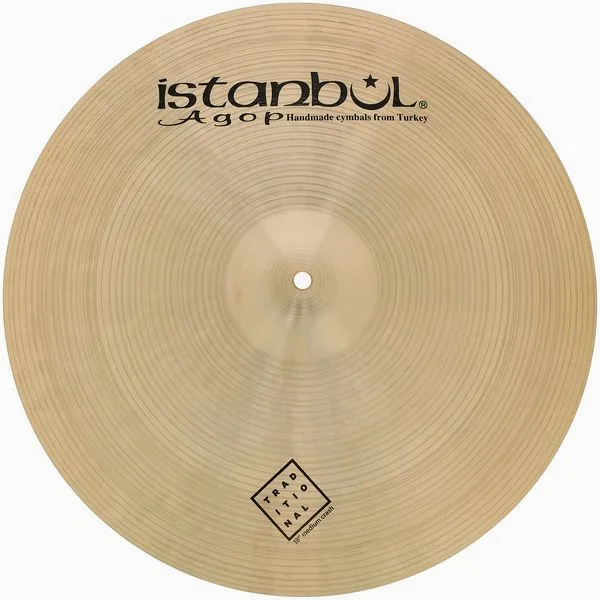 Istanbul Agop 18" Traditional Medium Crash detail 2