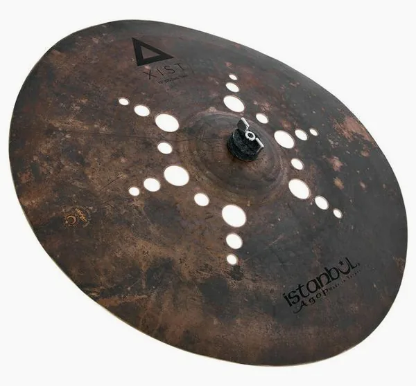 Istanbul Agop 19" Xist Dark ION Trash vooraanzicht