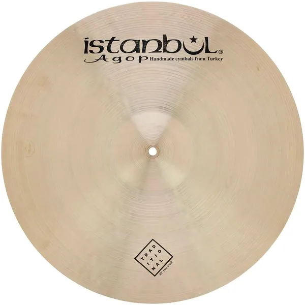 Istanbul Agop 20" Traditional Thin Crash detail 2