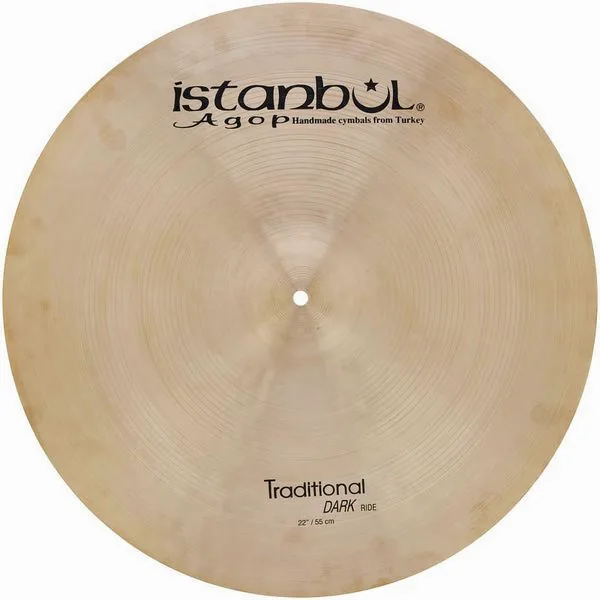 Istanbul Agop 22" Traditional Dark Ride detail 2