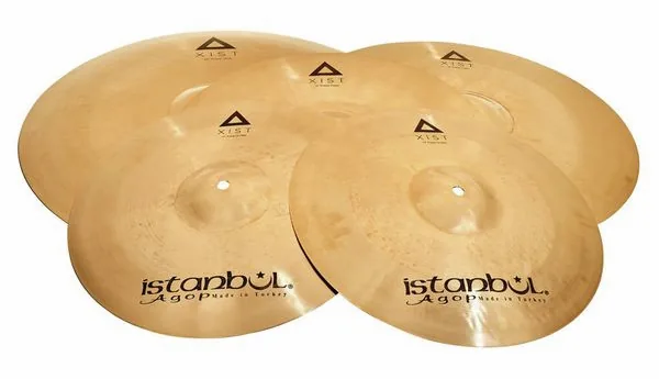 Istanbul Agop Xist Bril.Power Cymbal Set Pro vooraanzicht