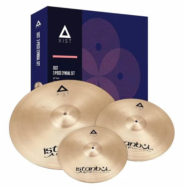Istanbul Agop Xist Natural Cymbal Set vooraanzicht
