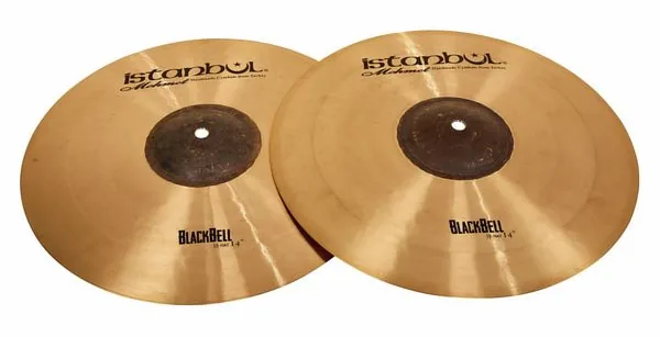 Istanbul Mehmet 14" Black Bell Hi-Hat detail 2
