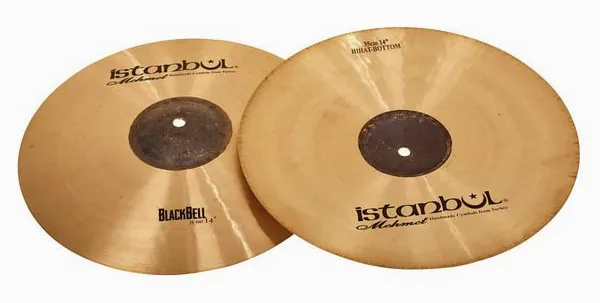 Istanbul Mehmet 14" Black Bell Hi-Hat detail 3