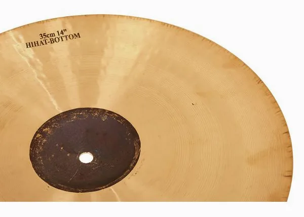 Istanbul Mehmet 14" Black Bell Hi-Hat detail 5
