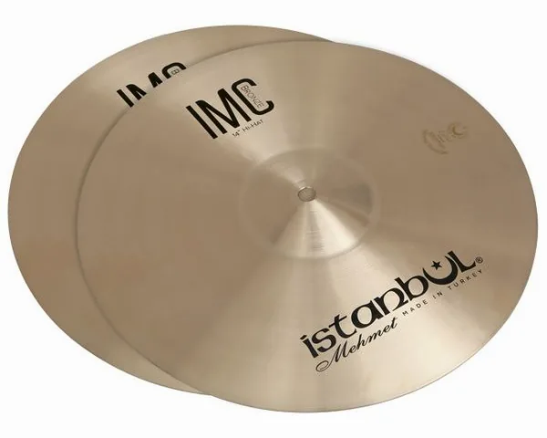 Istanbul Mehmet 14" Hi-Hat IMC Natural vooraanzicht