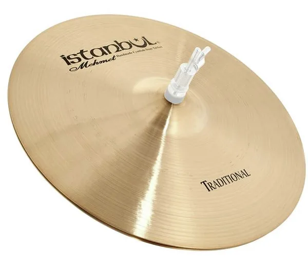 Istanbul Mehmet 15" Flat B Hole Hi-Hat Tradit. vooraanzicht