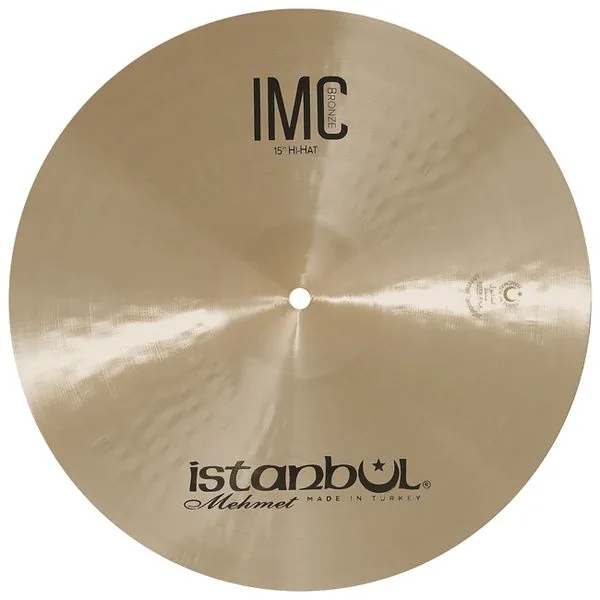 Istanbul Mehmet 15" Hi-Hat IMC Natural vooraanzicht
