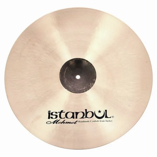 Istanbul Mehmet 18" Black Bell Crash detail 2