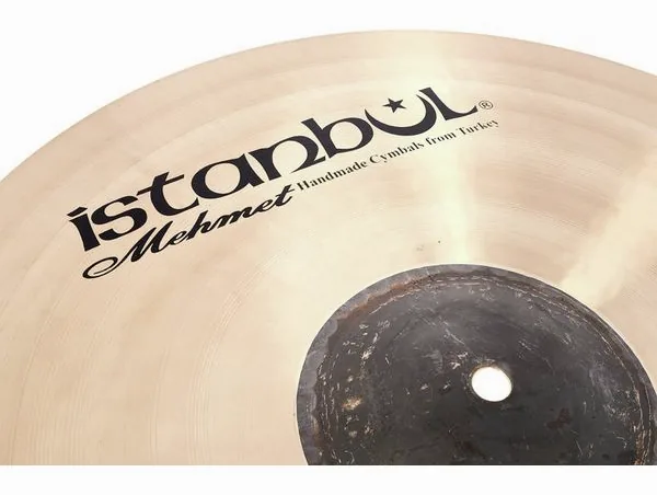 Istanbul Mehmet 18" Black Bell Crash detail 4