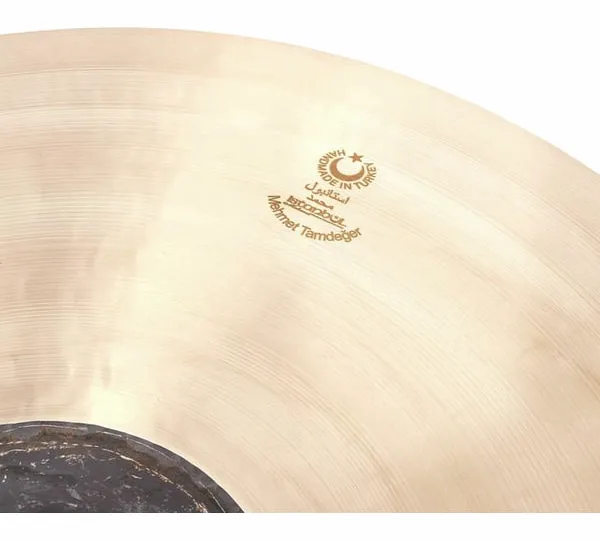 Istanbul Mehmet 18" Black Bell Crash detail 5
