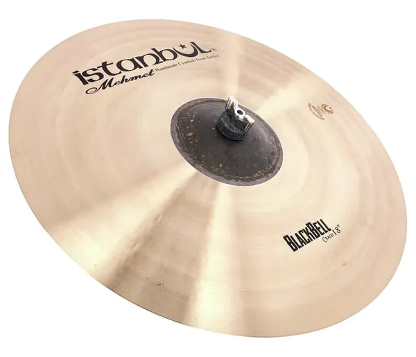 Istanbul Mehmet 18" Black Bell Crash vooraanzicht