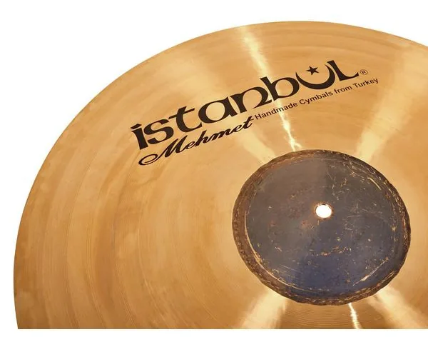Istanbul Mehmet 20" Black Bell Crash detail 3