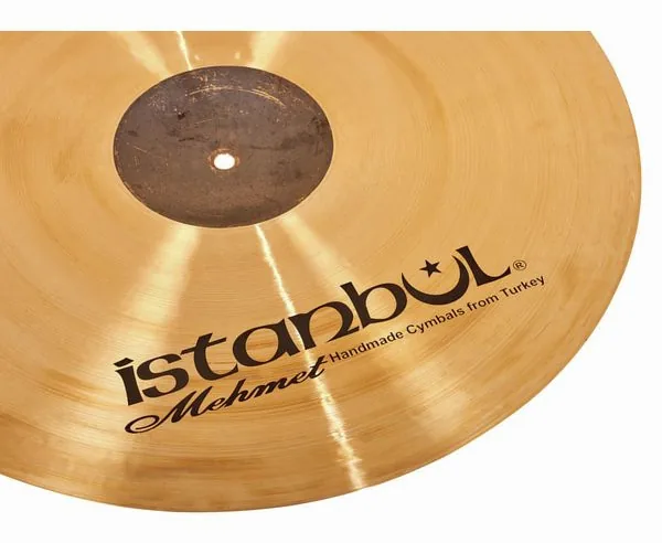 Istanbul Mehmet 20" Black Bell Crash detail 5